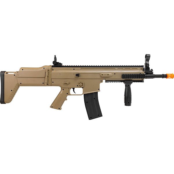 Rifle de Airsoft Vigor VG Scar L Tan Mola Spring 6mm - Rossi