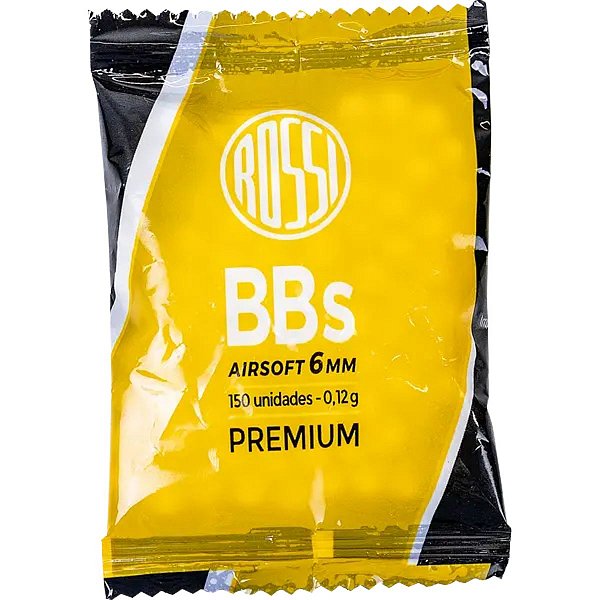 BBs para Airsoft Premium 0,12g 6mm 150un - Rossi