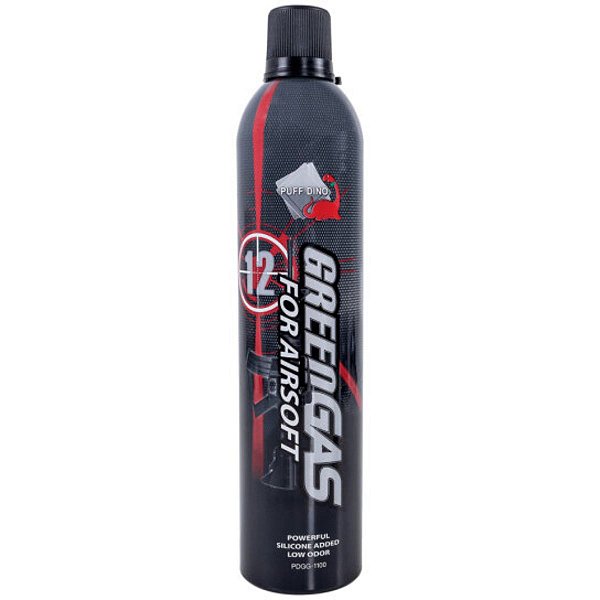 Green Gás para Airsoft GBB Com Óleo 600ml - Puff Dino