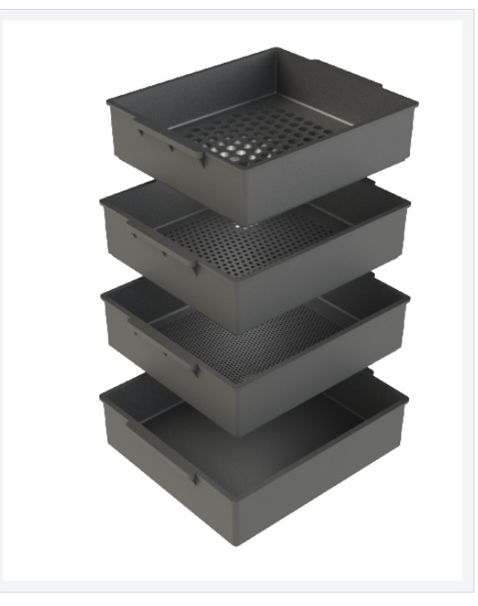 Separador De Partículas - Conjunto De Peneiras Penn State 🆕