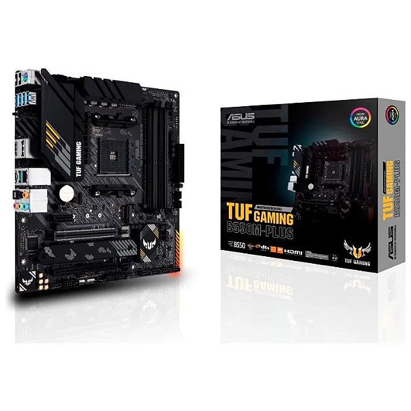 Placa Mãe Asus TUF Gaming B550M-Plus DDR4 AM4 mATX