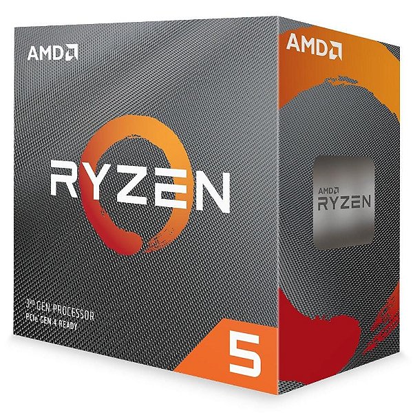 Processador AMD Ryzen 5 3600 3.6GHz/ 4.2GHz Hexa-Core 36MB AM4