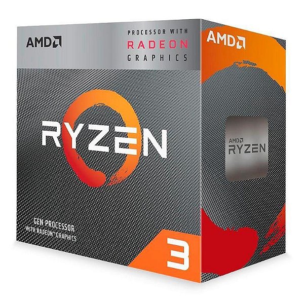Processador AMD Ryzen 3 3200G 3.6GHz/ 3.9GHz Quad-Core 6MB AM4 - YD3200C5FHBOX