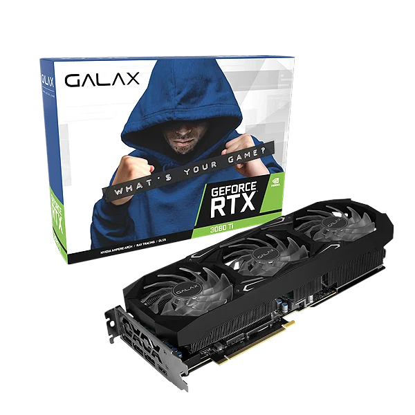 Placa de Video GALAX GeForce RTX 3080 Ti SG (1-Click OC) 12GB LHR GDDR6X 384-bit - 38IOM5MD99DD REEMBALADO