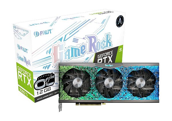 Placa de Video Palit GeForce 3080 Ti GameRock OC 12GB GDDR6X 384-bit - NED308TT19KB-1020G