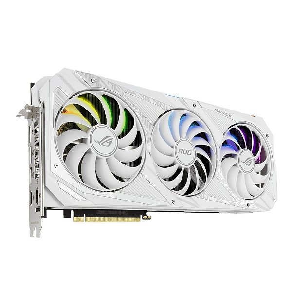 Placa de Vídeo Asus ROG Strix GeForce RTX 3080 White Edition 10GB