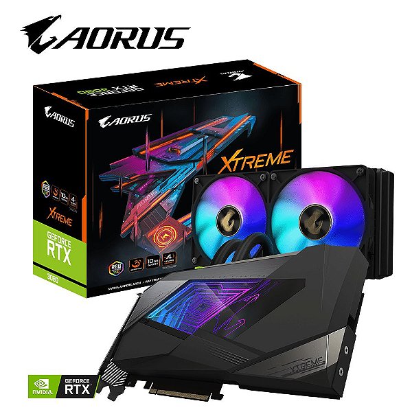 グラフィックボード・グラボ・ビデオカード RTX 3080 AORUS XTREME WATERFORCE WB 10G Placa de Vídeo Gigabyte AORUS GeForce RTX 3080 XTREME | GK
