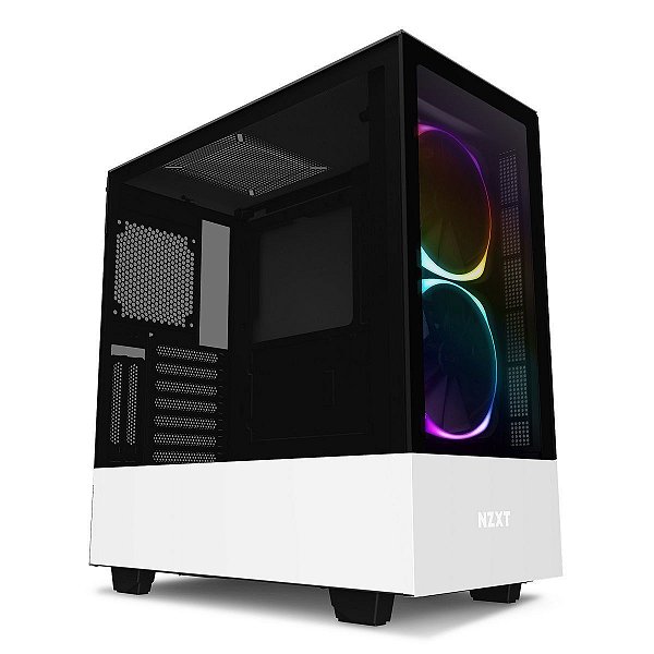 Gabinete NZXT H510 Elite Matte White - CA-H510E-W1