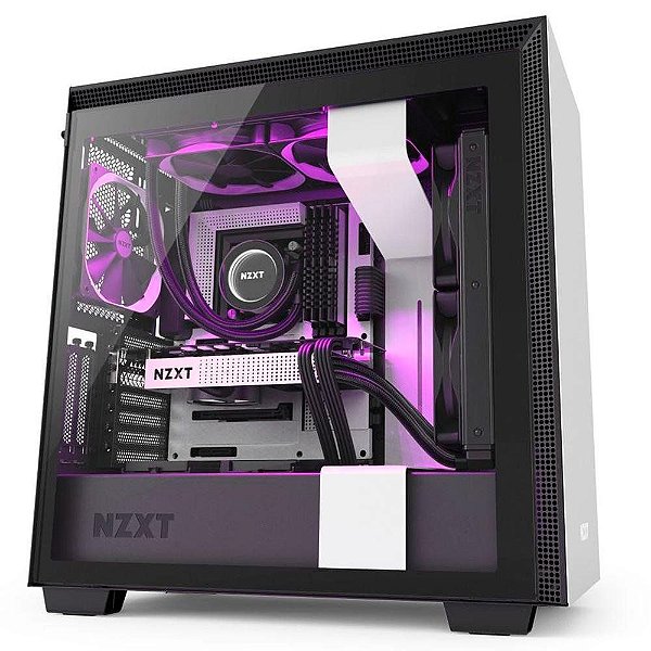 Gabinete NZXT H710I Matte White - CA-H710I-W1