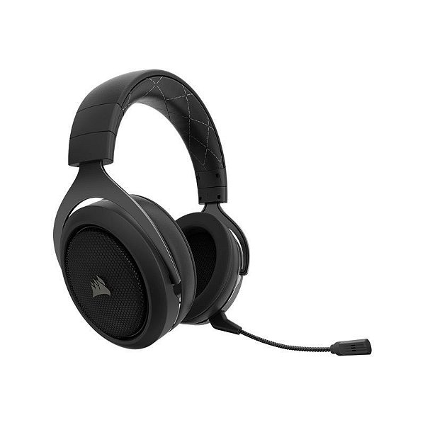 Headset Gamer Corsair HS70 Wireless 7.1 Carbon - CA-9011175-EU