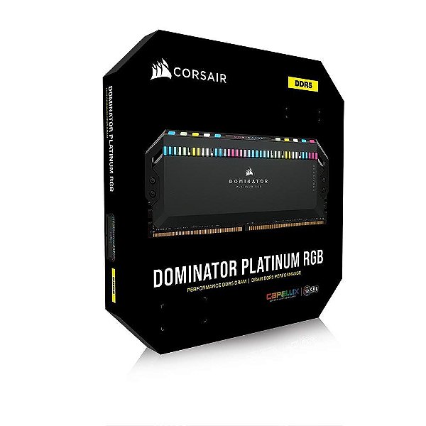 Memória Corsair Dominator RGB 64GB (2x32GB) DDR5 5600Mhz C40