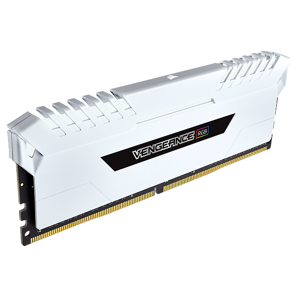 Memória Corsair Vengeance RGB 16GB (2x8GB) 3000Mhz DDR4 Branca