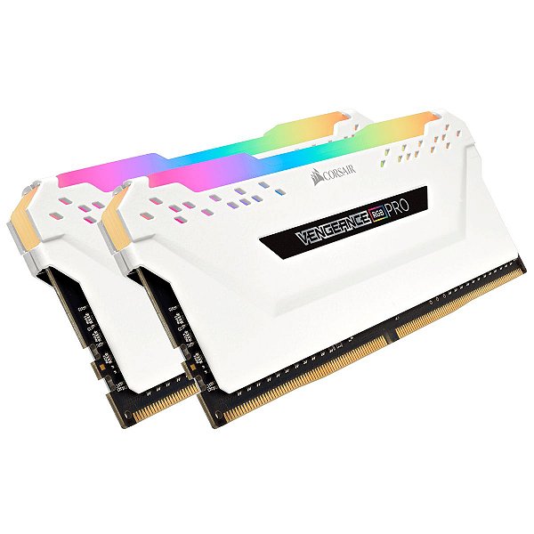 Memória Corsair Vengeance RGB PRO 16GB (2x8) 3600Mhz - CMW16GX4M2C3600C18W