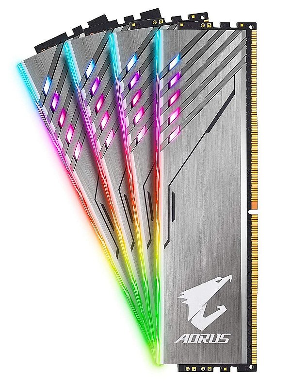 Memória Gigabyte Aorus RGB 16Gb (2x8Gb) 3200Mhz DDR4 - GP
