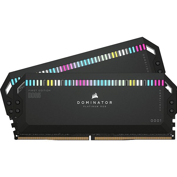 Memória Corsair DOMINATOR PLATINUM RGB First Edition (2x16GB) DDR5 5200Mhz C36 - CMT32GX5M2B5200C36FE