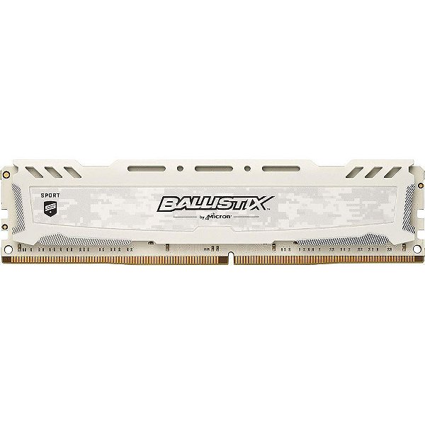 Memória Crucial Ballistix Sport LT 16GB DDR4 2400MHz CL16 Branca - BLS16G4D240FSC