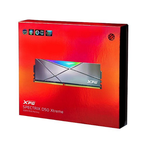 Memória Adata XPG Spectrix D50 Xtreme RGB 16GB (2x8Gb) DDR4