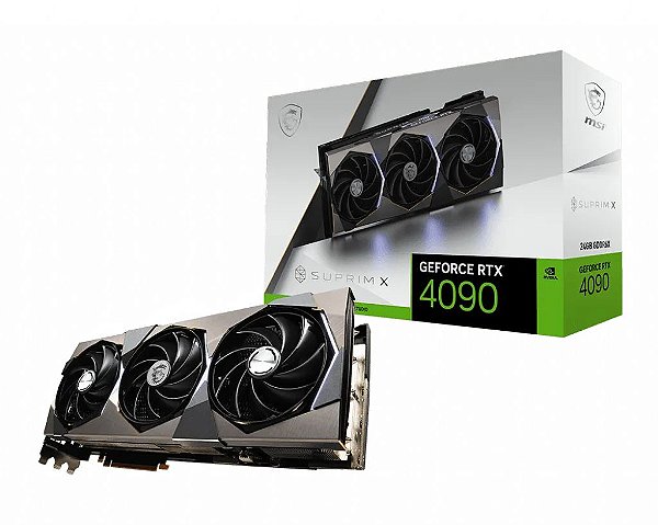 Placa de Vídeo MSI GeForce RTX 4090 Suprim X 24G 24GB GDDR6X 384-bit