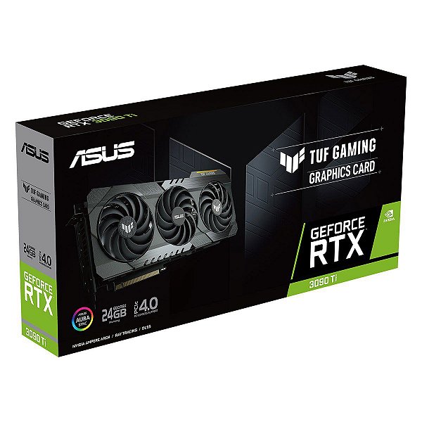 Placa de Vídeo ASUS TUF Gaming GeForce RTX 3090 Ti 24GB Placa de Vídeo ASUS TUF Gaming GeForce RTX 3090 Ti 24GB