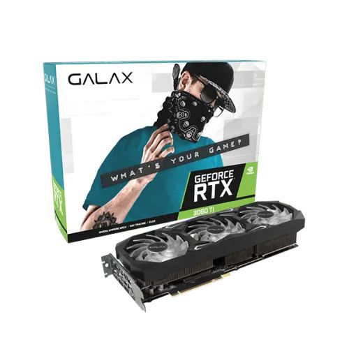 Placa de Vídeo Galax GeForce RTX 3060 Ti PLUS SG LHR 8GB GDDR6X 256Bits - 36ISM6MD1GSP