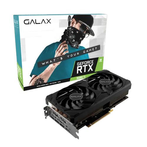 Placa de Vídeo GALAX GeForce RTX 3060 Ti 1-Click OC PLUS LHR 8GB GDDR6X 256Bits - 36ISM6MD4CPC