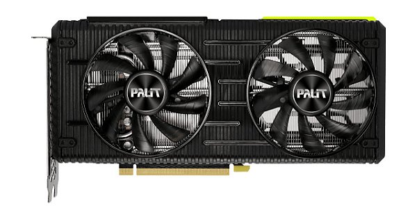 Placa de Vídeo Palit GeForce RTX 3060 Ti Dual OC LHR 8GB GDDR6