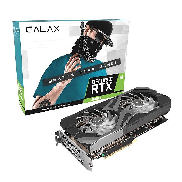 Placa de Vídeo GALAX GeForce RTX 3060 Ti EX (1-Click | GK Infostore