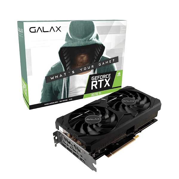 Placa de Video GALAX GeForce RTX 3070 Ti (1-Click OC) 8GB GDDR6X LHR 256Bits - 37ISM6MD4COC