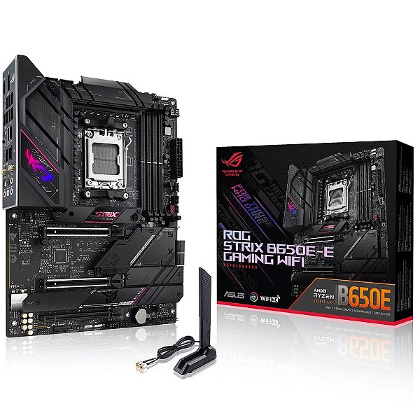 Placa Mãe ASUS ROG Strix B650E-E Gaming WIFI DDR5 AM5 ATX