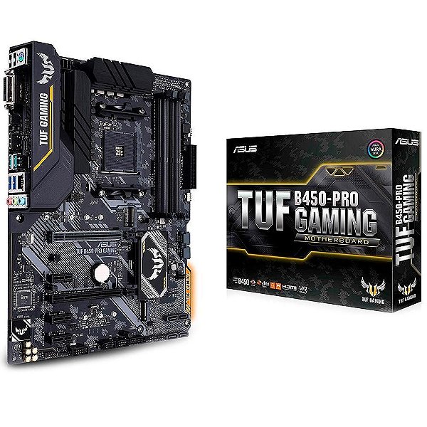 Placa Mãe Asus TUF B450-PRO Gaming DDR4 AM4 ATX