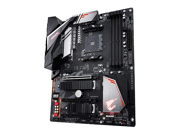 Placa Mãe Gigabyte B450 AORUS PRO Wi-Fi DDR4 AM4 ATX - GK