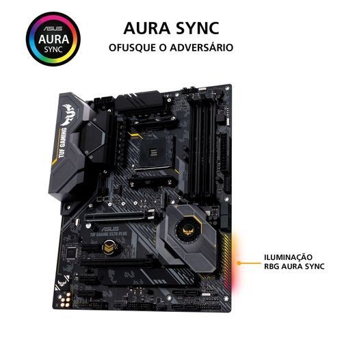 Placa Mãe Asus TUF X570-Plus Gaming DDR4 AM4 ATX - GK Infostore