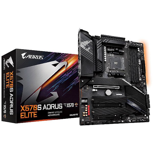 Placa Mãe Gigabyte X570S Aorus Elite DDR4 AM4 ATX