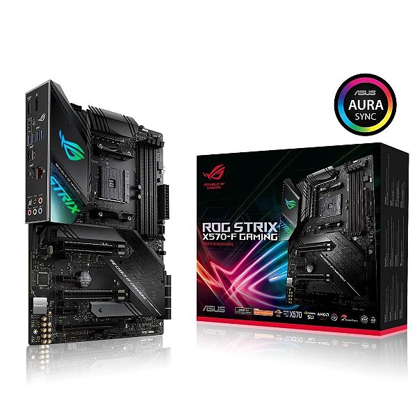 Placa Mãe Asus ROG Strix X570-F Gaming DDR4 AM4 ATX