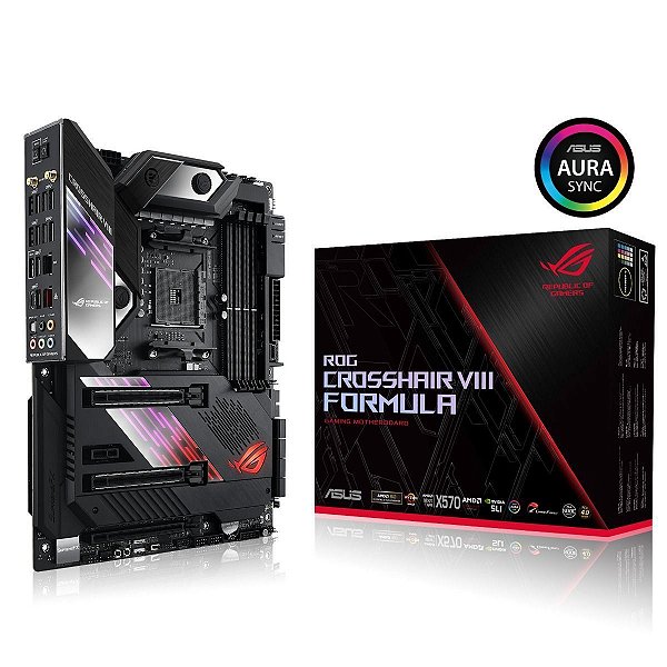 Placa Mãe  ASUS ROG X570 Crosshair VIII Formula ATX AM4 DDR4