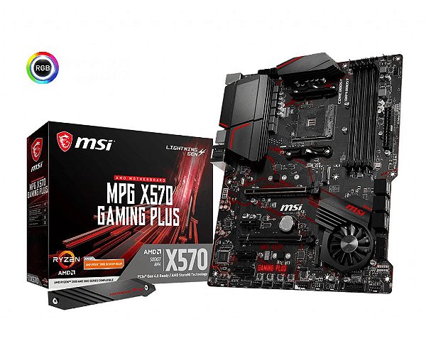 Placa Mãe MSI MPG X570 Gaming Plus AM4 DDR4 ATX