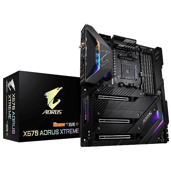 Placa Mãe Gigabyte X570 Aorus Xtreme PCIE 4.0 DDR4 Crossfire AM4 E-ATX