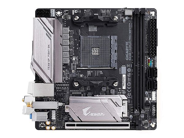 Placa Mãe Gigabyte B450I AORUS PRO Wi-Fi DDR4 AM4 Mini-ITX - GK