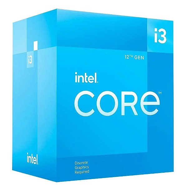 Processador Intel Core I3 12100F Quad-Core Alder Lake 3.3Ghz / 4.3Ghz 12MB Cache LGA 1700 - BX8071512100F