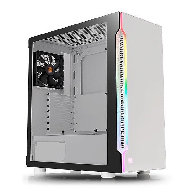 Gabinete Gamer Thermaltake H200 TG RGB Snow M-ATX - CA-1M3-00M6WN-00