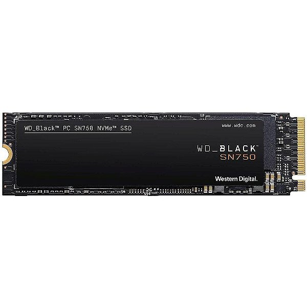 SSD 1TB WD Black SN750 M.2 2280 3470MBs/3000MBs - WDS100T3X0C