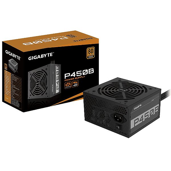 Fonte Gigabyte 450W 80 Plus Bronze - GP-P450B/BR