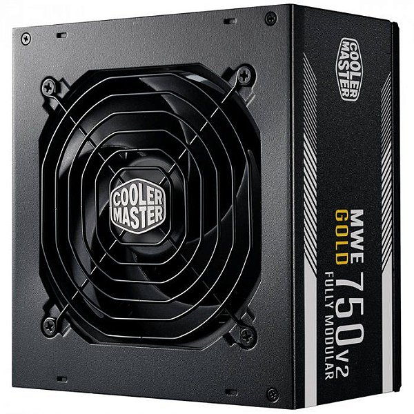 Fonte Cooler Master MWE 750W V2 80 Plus Gold Full Modular -  MPE-7501-AFAAG-WO