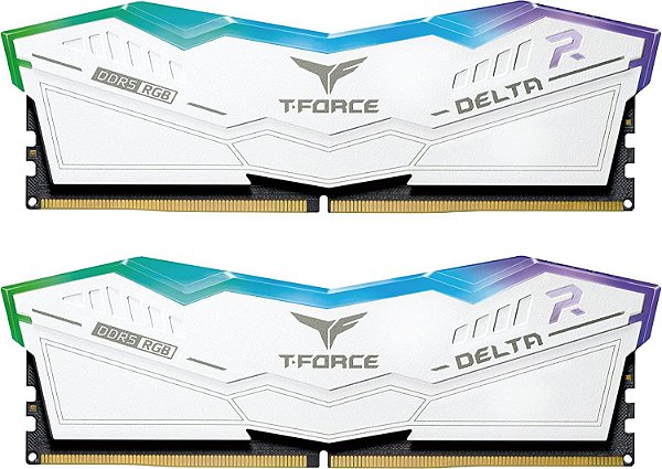 Memória TEAMGROUP T-Force Delta RGB DDR5 32GB (2x16GB) DDR5 7600Mhz para Intel - FF4D532G7600HC36DDC01