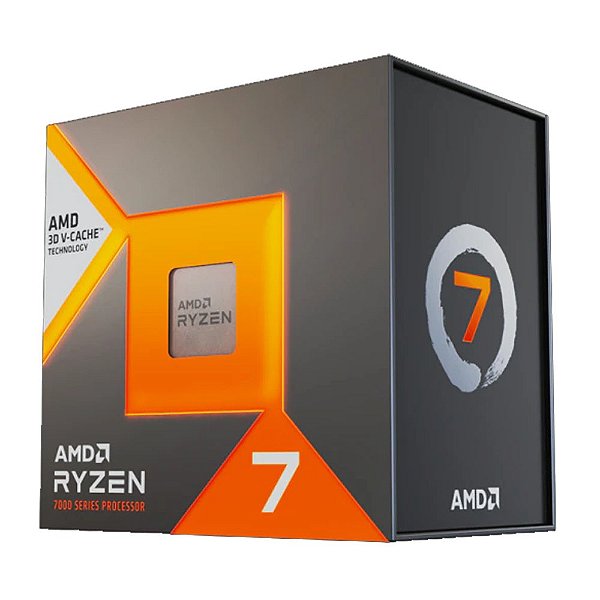 Processador AMD Ryzen 7 7800X3D 4.2GHz/ 5.0GHz 8-Core 96MB AM5 - 100-100000910WOF