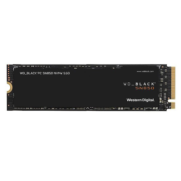 SSD 1TB WD Black SN850 M.2 2280 7000MBs/5300MBs - WDS100T1X0E