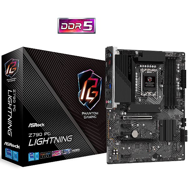 Placa Mãe ASRock Z790 PG Lightning DDR5 LGA 1700 ATX