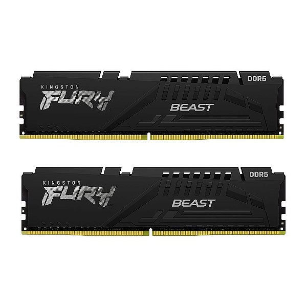 Memória Kingston Fury Beast 32GB (2x16GB) DDR5 5600MHz CL40 - KF556C40BBK2-32