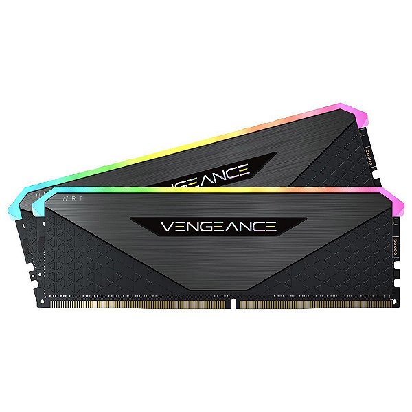 Memória Corsair Vengeance RGB RT 32GB (2x16Gb) 3200Mhz DDR4 Preta - CMN32GX4M2Z3200C16