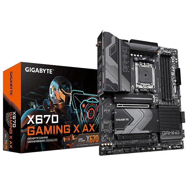 Placa Mãe Gigabyte X670 Gaming X AX DDR5 AM5 ATX